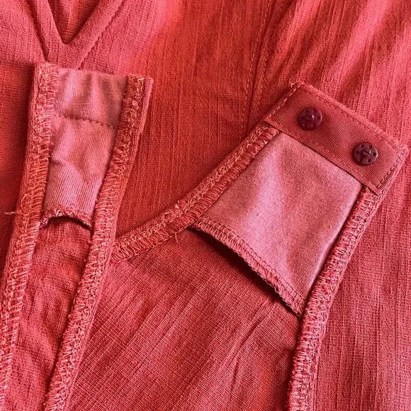 NWOT FREE PEOPLE Intimately Women’s Bodysuit Deep Conversations Sunset Red - Picture 11 of 14